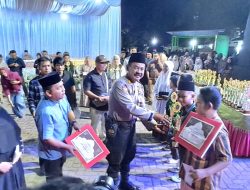 Sebuah Operasi Pengamanan Maksimal Polres Tebing Tinggi Sukses Kawal Puncak Festival Qasidah XVIII
